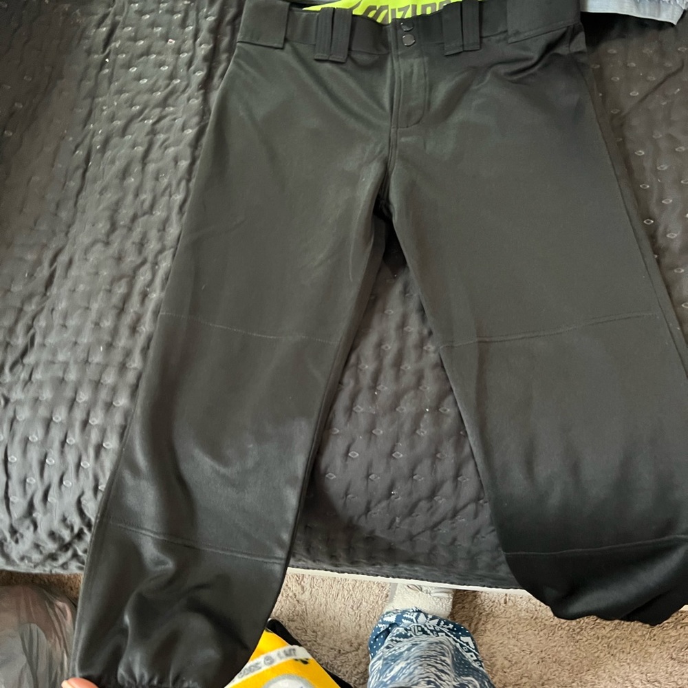 Mizuno women's black softball pants large